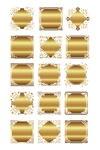 金色欧式花纹