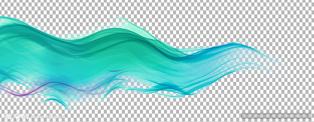 卡通海浪           