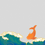 国潮浪花           