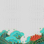 国潮浪花           