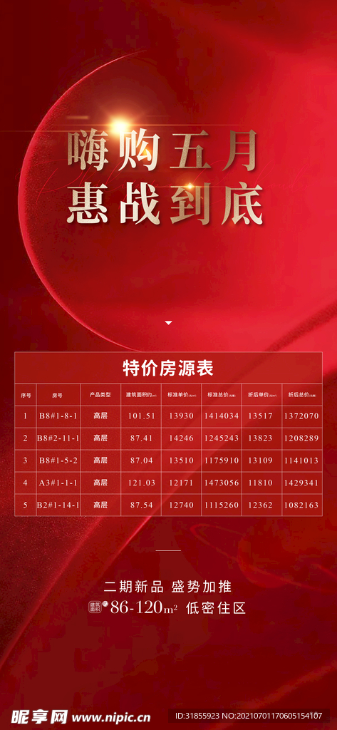 地产 红色 海报
