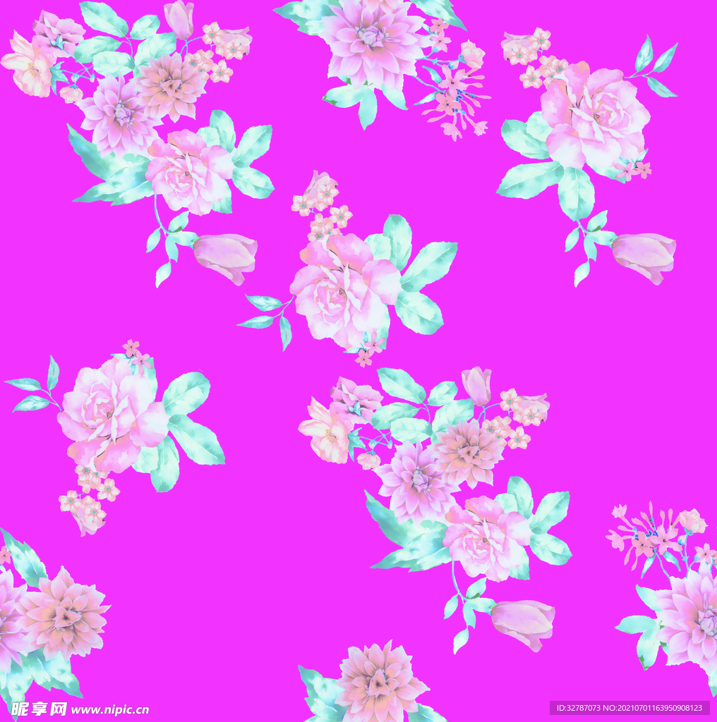 手绘花