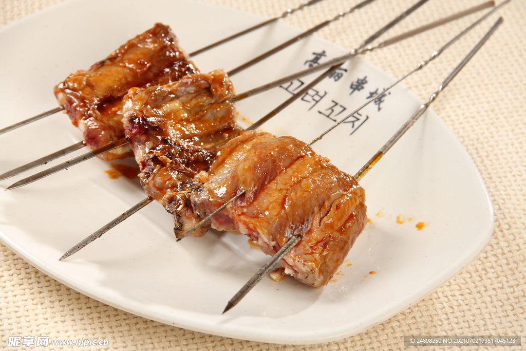 烤排骨串
