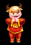 卡通牛 