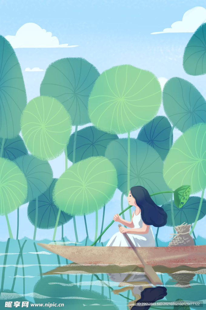 夏天插画