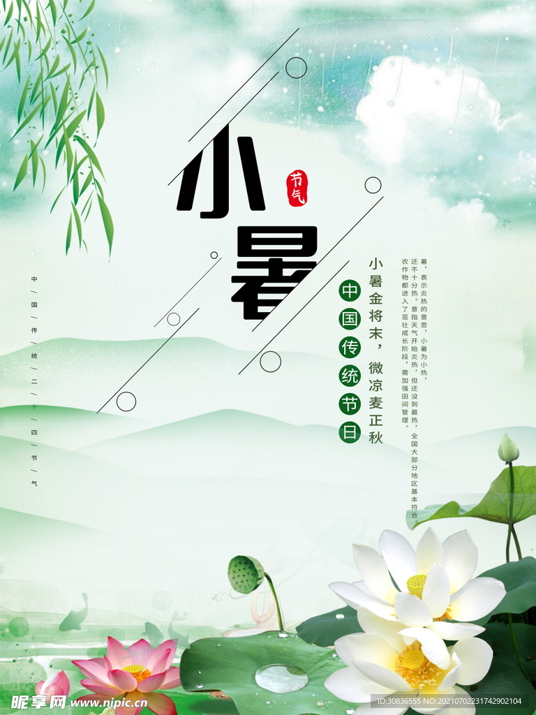 小暑海报 