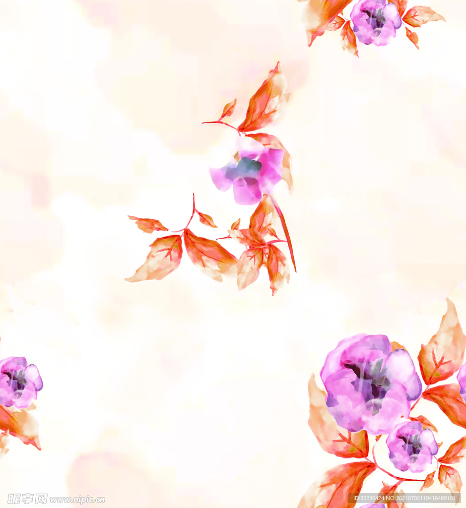扎染花