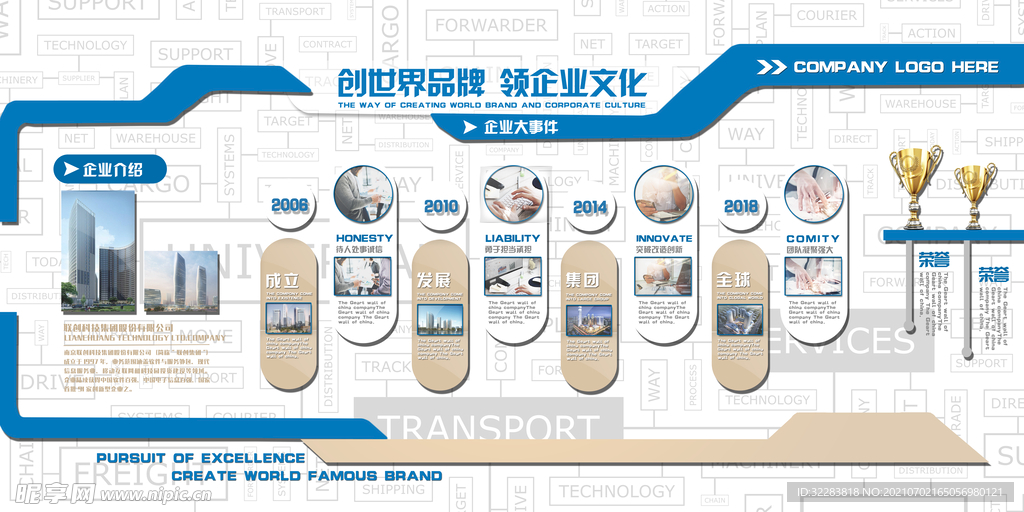 企业文化展板