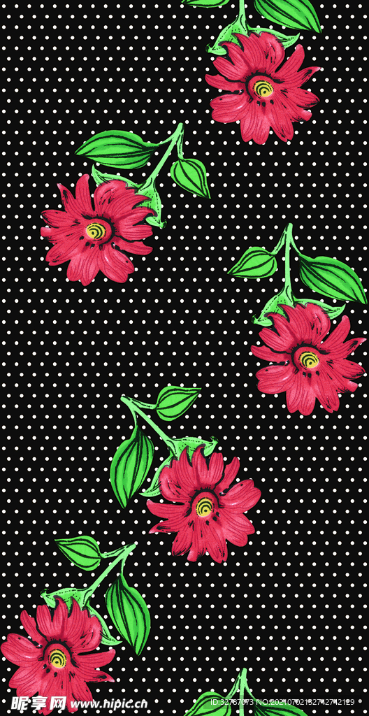 手绘花