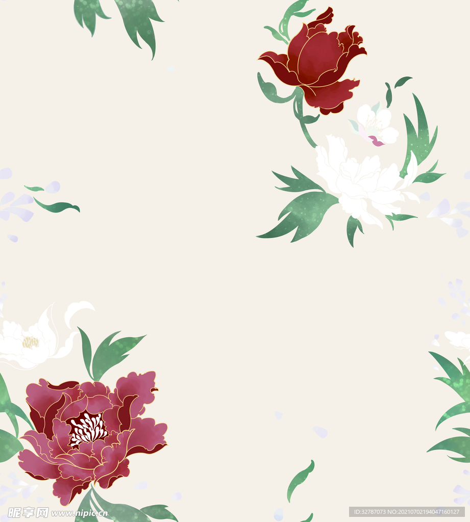 手绘花