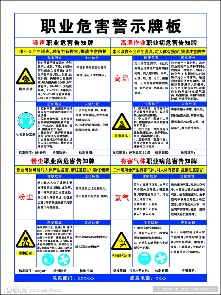 职业危害警示