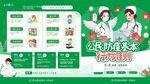 公民防疫基本行为准则展板