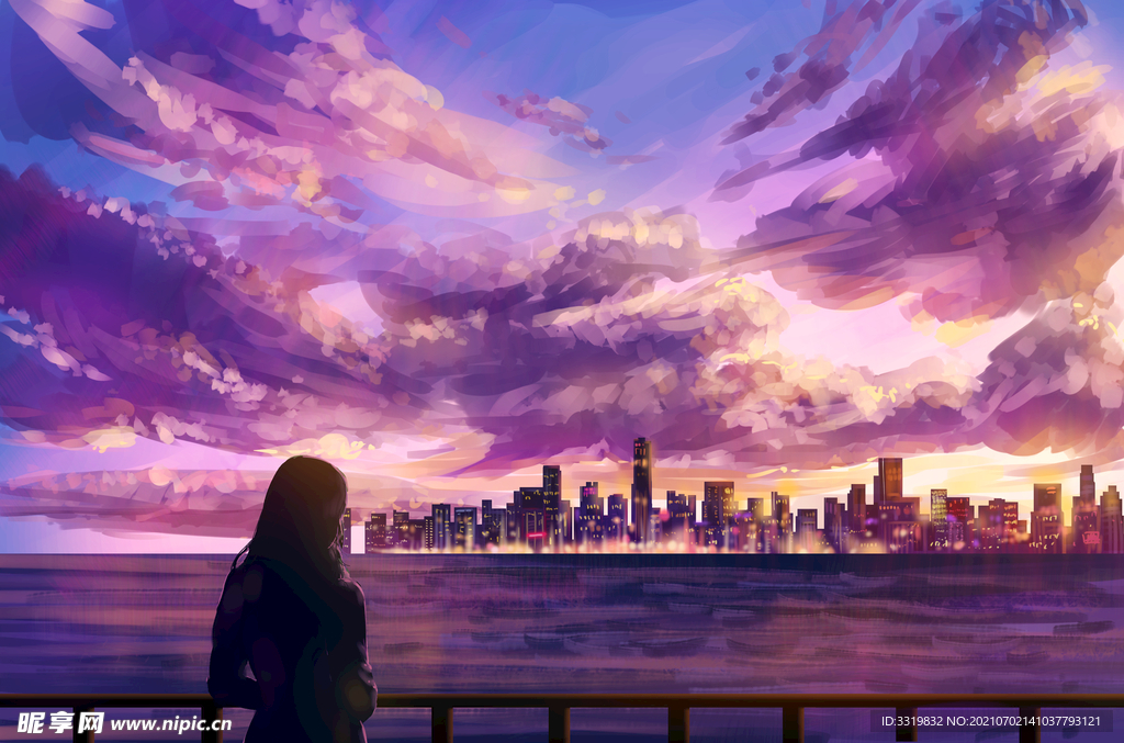 漫画夕阳