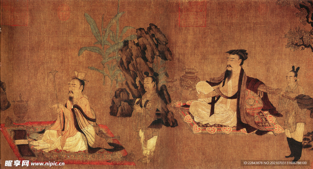 唐代彩绘  