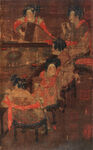 唐代彩绘  