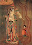 唐代彩绘  