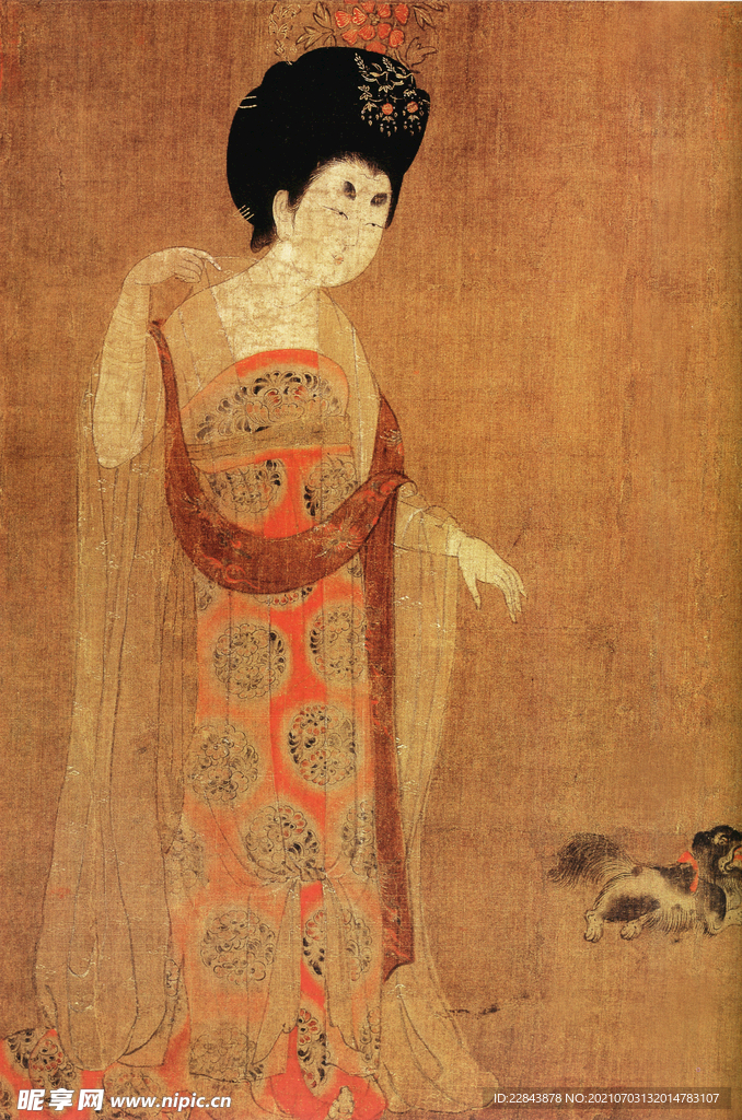  仕女图  