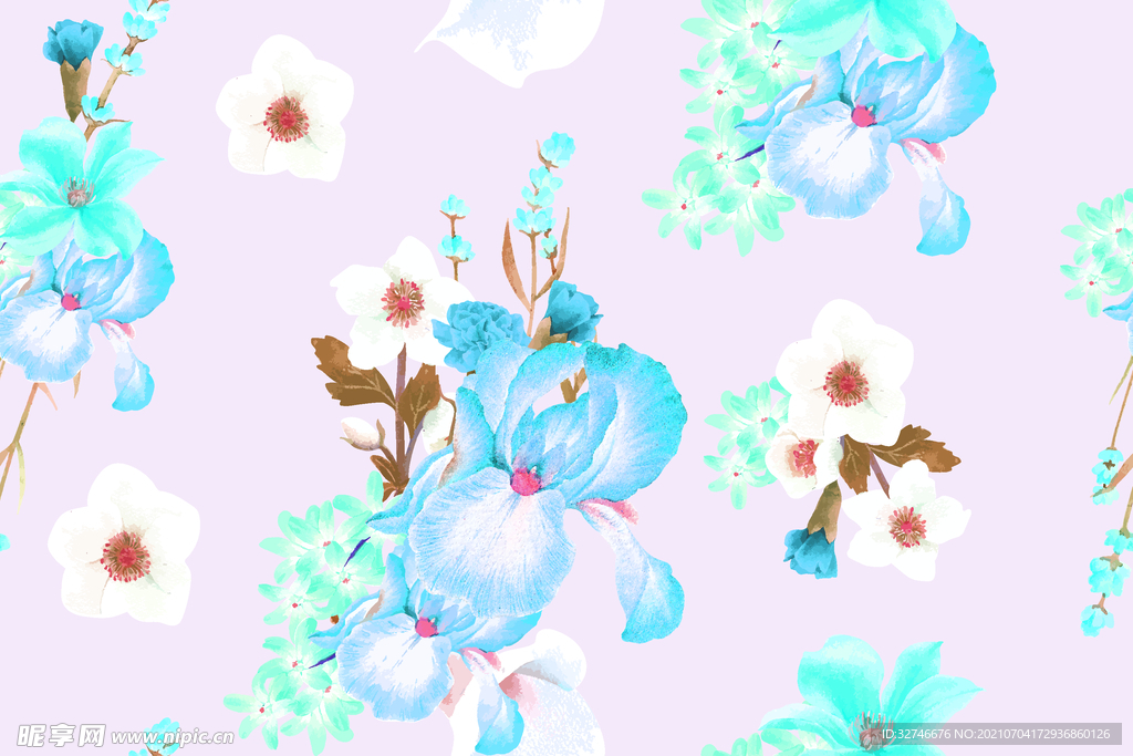 手绘花