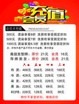 理发价目表