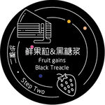 冰心蛋糕透明不干胶