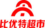 比优特超市logo标志