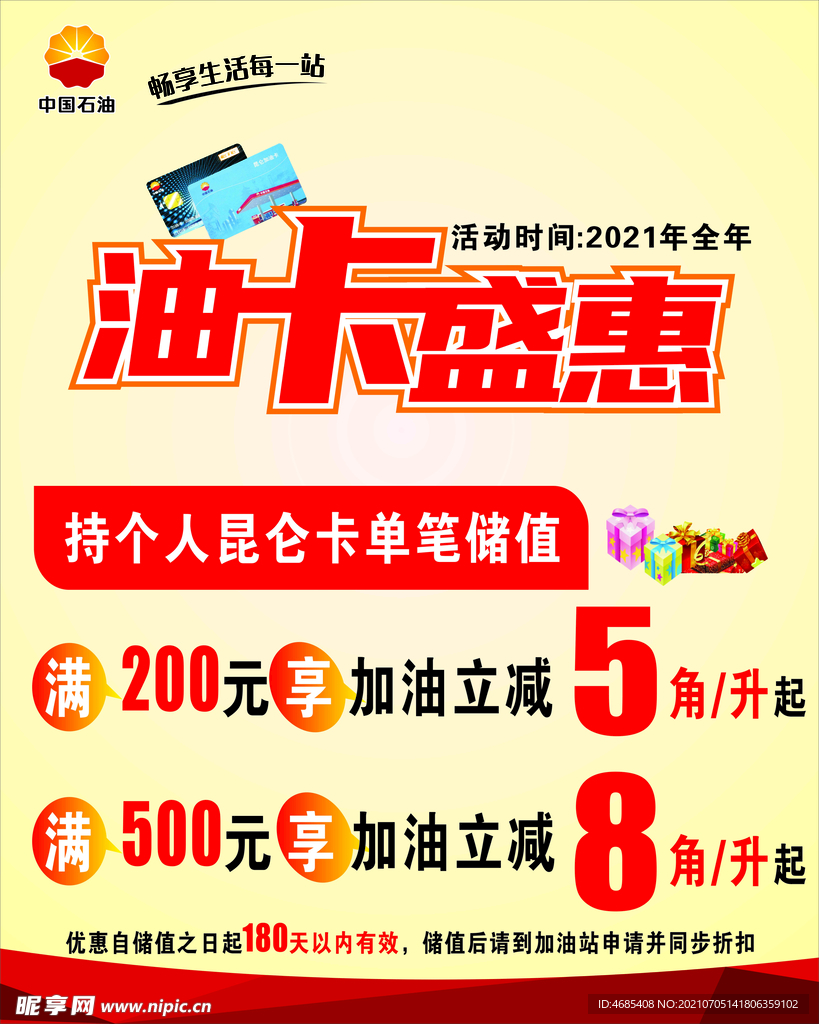 加油站海报