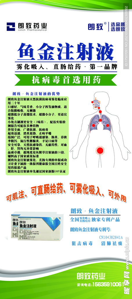 朗致药业 鱼金注射液