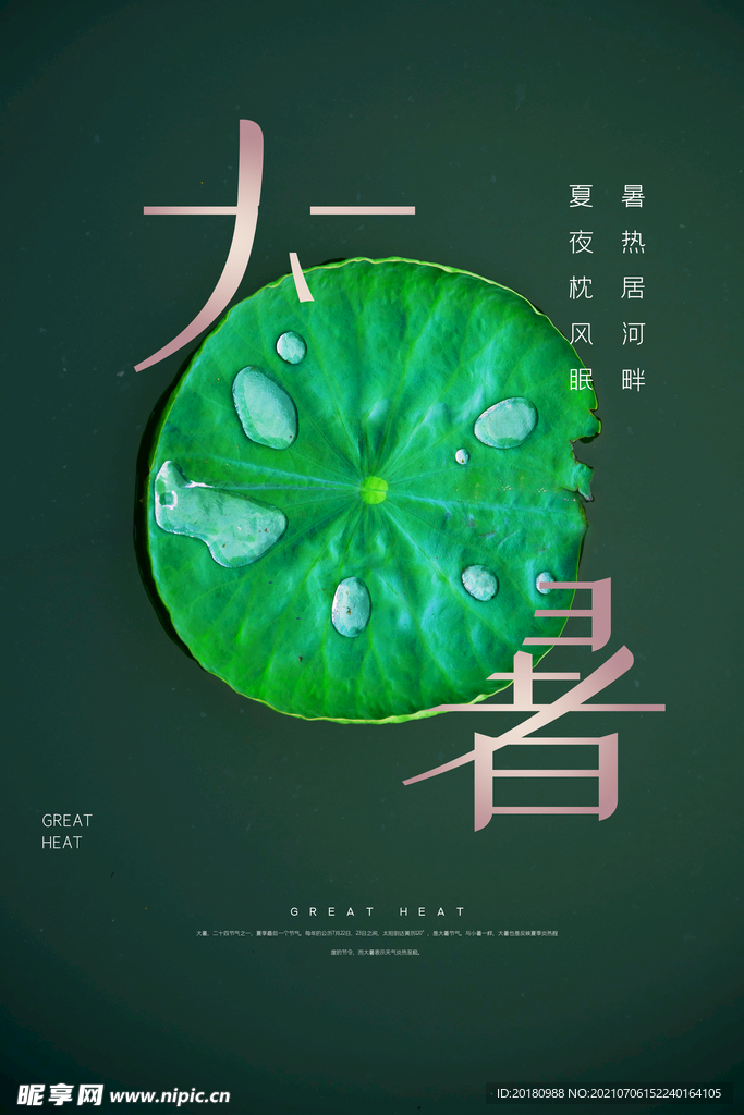 大暑海报