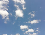 自然拍摄蓝天白云