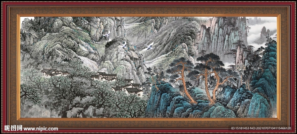 山水画 