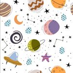 星空星球儿童图案