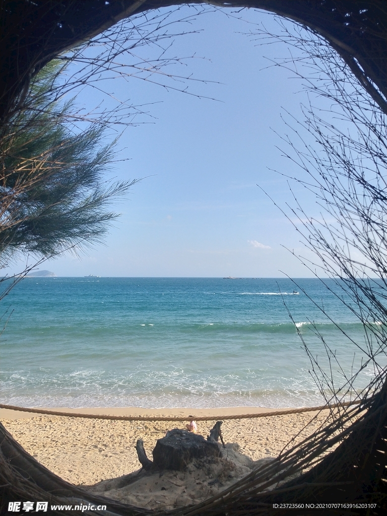 海边