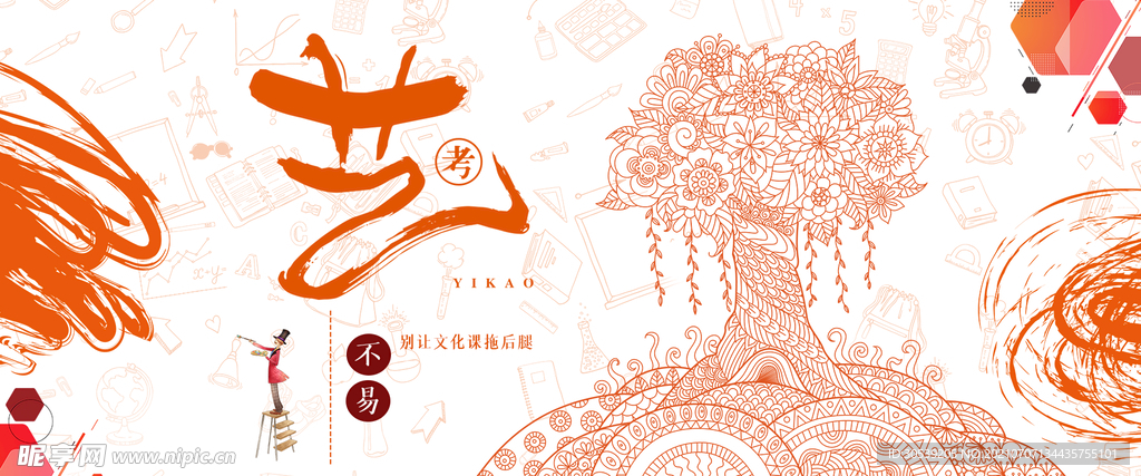 艺考海报 艺考banner