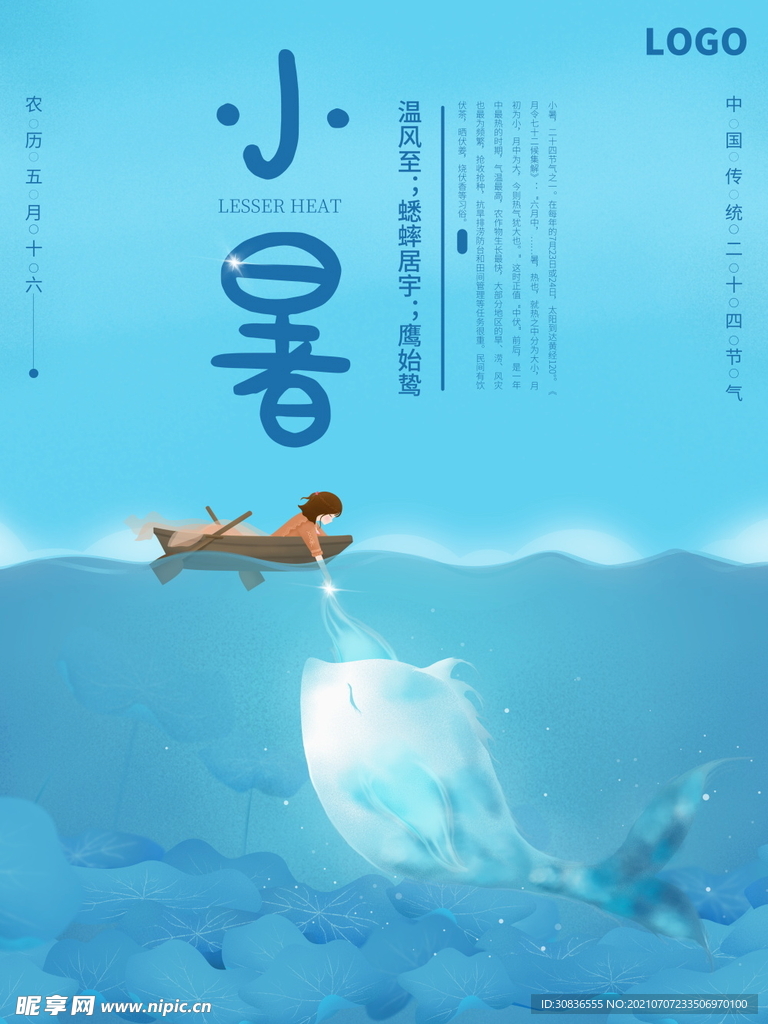 小暑海报