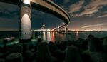 海湾大桥夜景