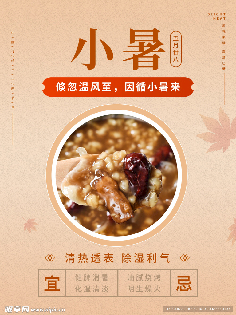 小暑海报 