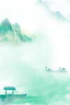 水墨海报背景