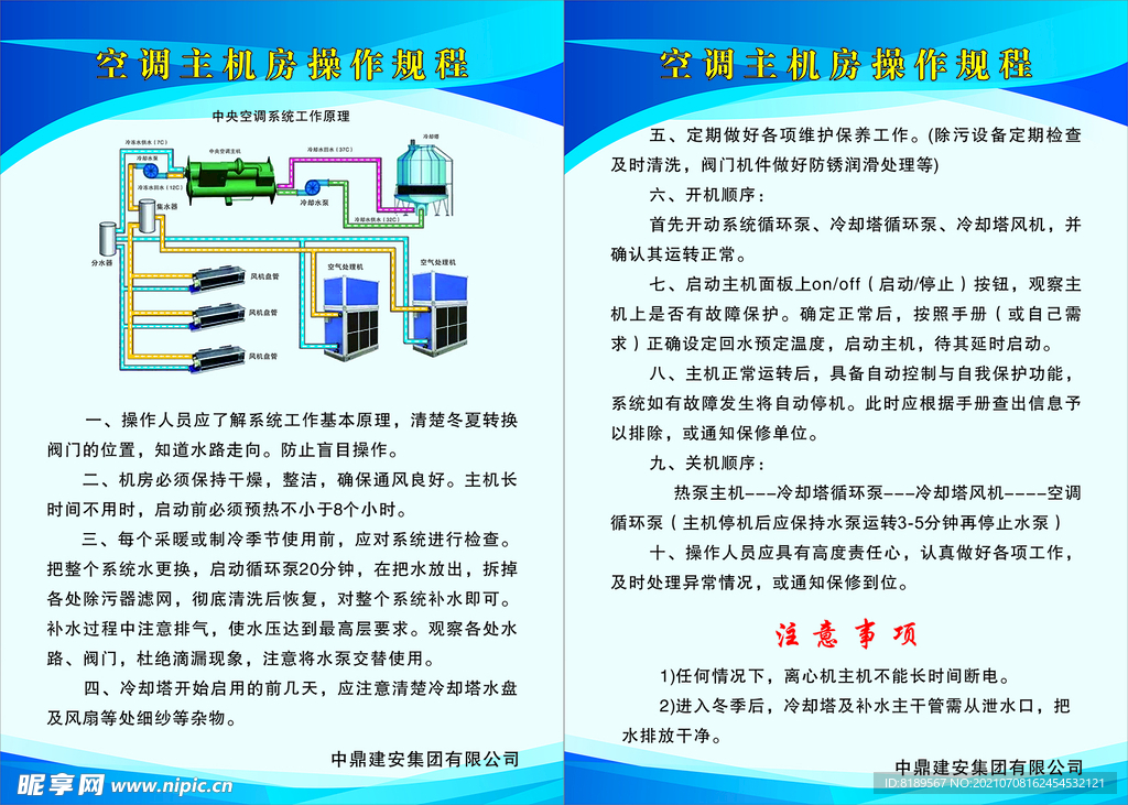 空调主机房操作规程