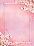 桃花边框