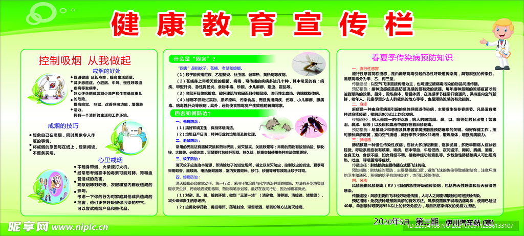 健康教育展板