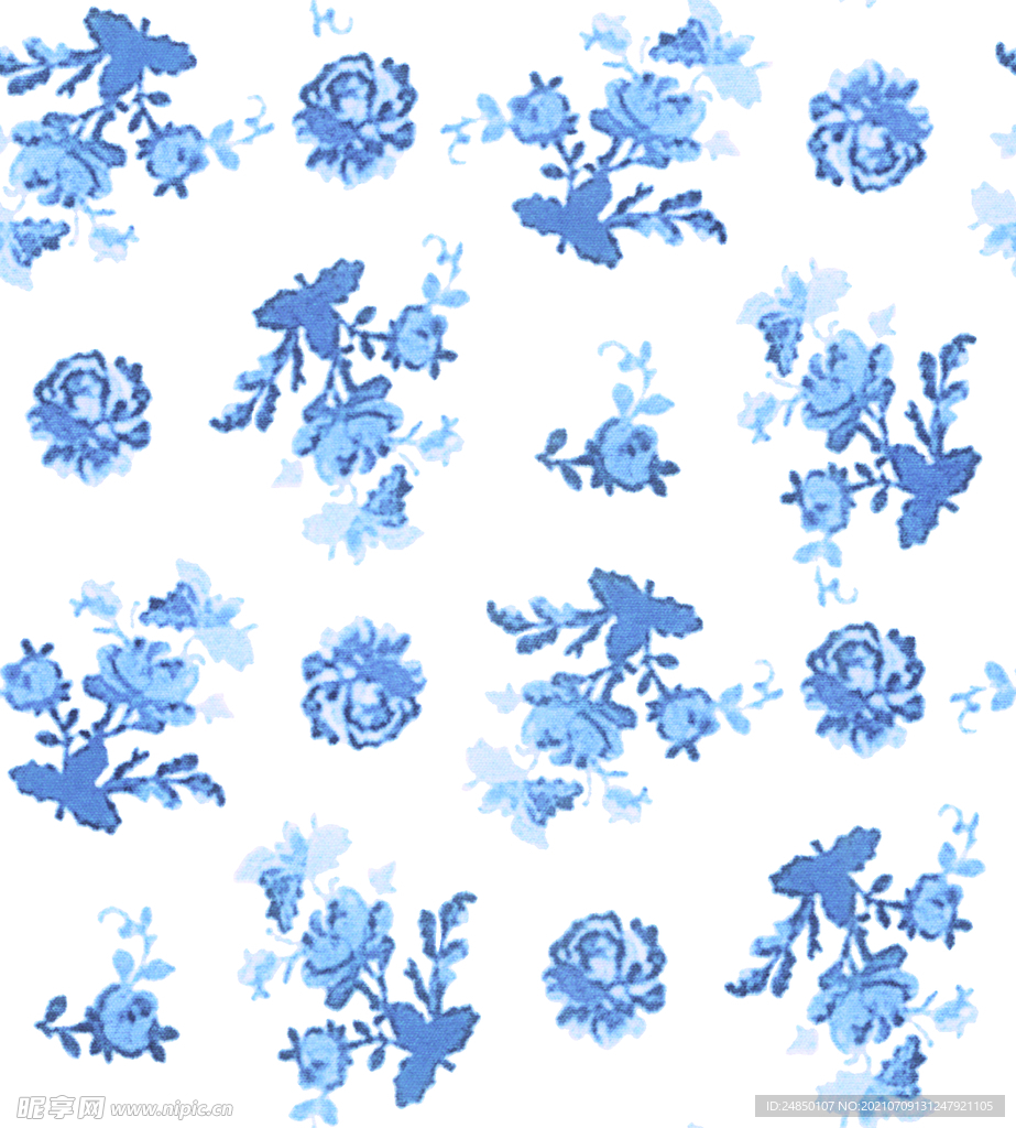 蓝花