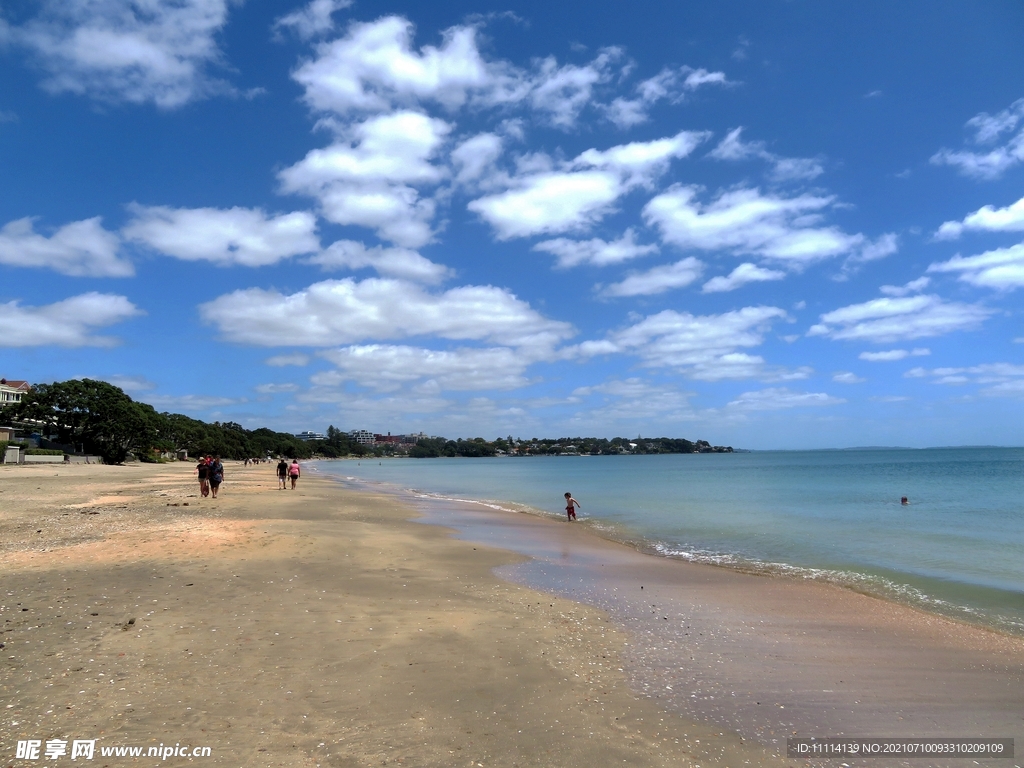 新西兰海滩风景