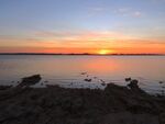 奥克兰海滨夕阳风光