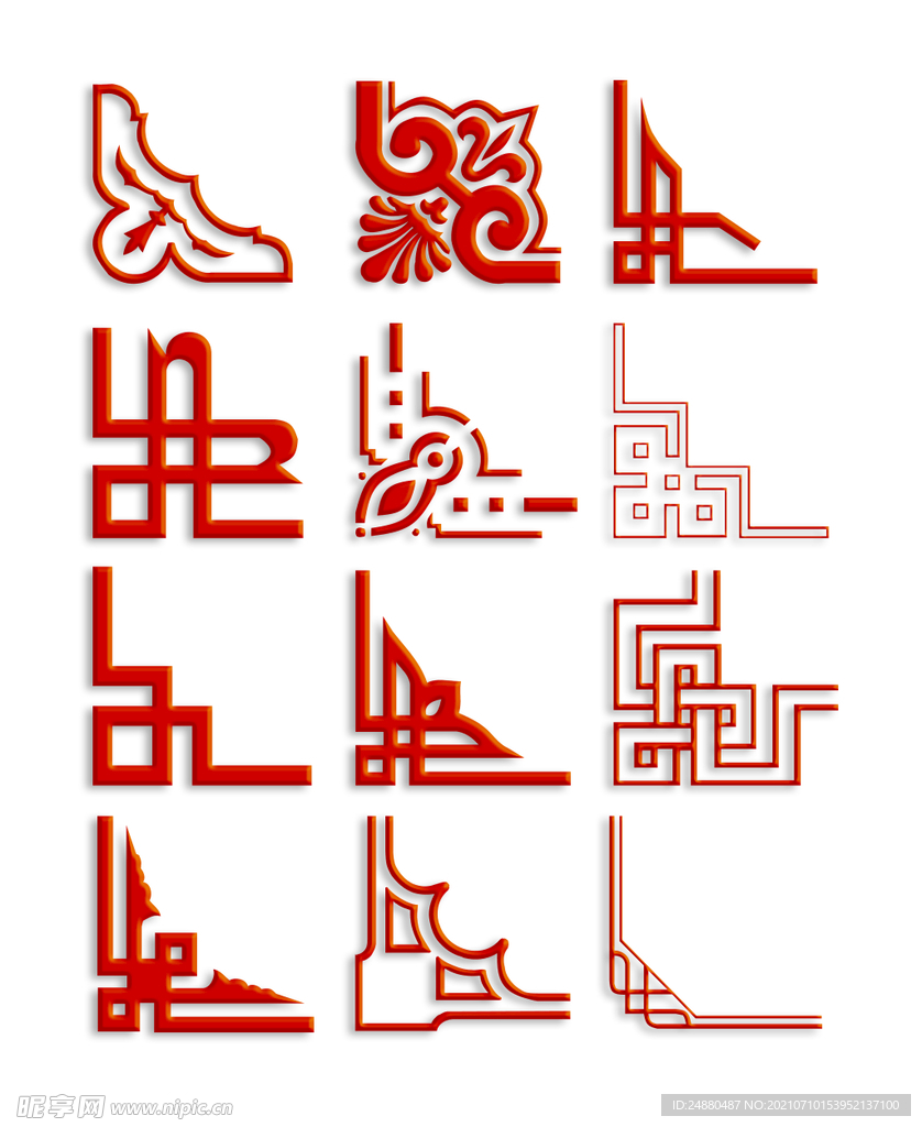 中式中国风框边角