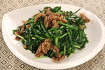 虾爬肉炒韭菜