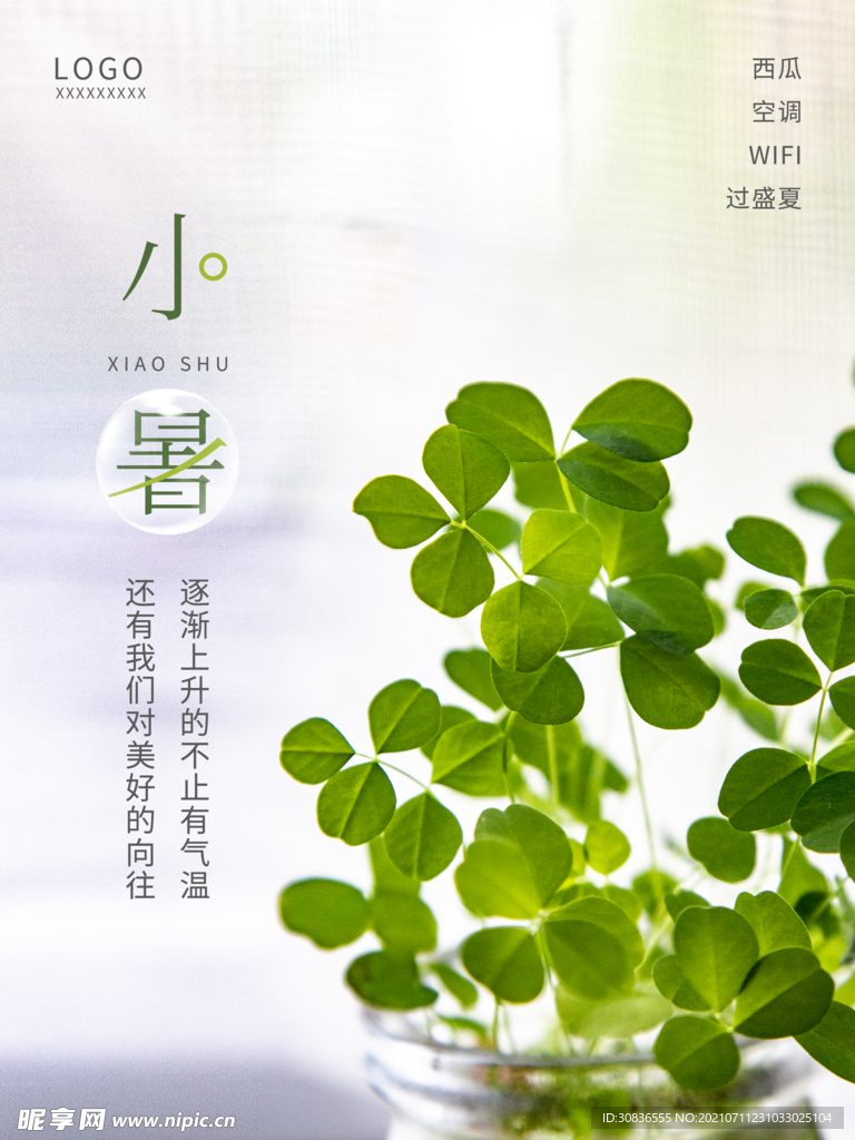 大暑海报 