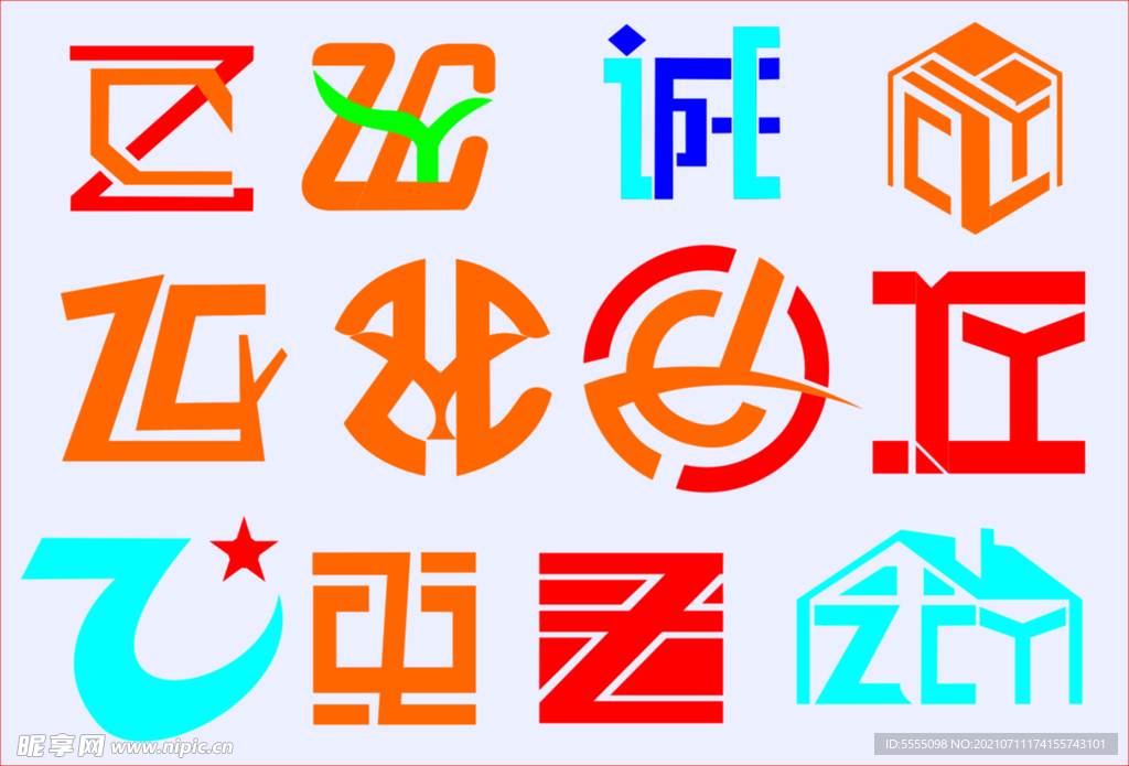 ZCY字母组合LOGO