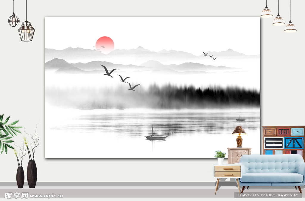 山水画 