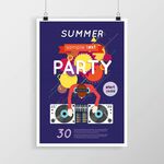 夏季派对海报