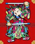 中国年画门神